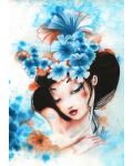 Пъзел Grafika от 1000 части - Сини цветя - 2t