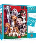 Пъзел Master Pieces от 1000 части - Бандата на кучетата - 1t