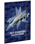 Папка с ластик S. Cool - Sky Fighters - 1t