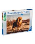 Пъзел Ravensburger от 1500 части - Лъвът - царят на животните - 1t