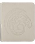 Папка за съхранение на карти Dragon Shield Zipster - Ashen White (Small) - 1t