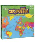 Пъзел GeoPuzzle от 68 части - Свят - 1t