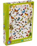 Пъзел Eurographics от 1000 части – Пеперуди - 1t