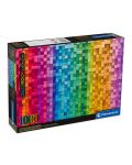 Пъзел Clementoni от 1000 части - Цветни пиксели - 1t