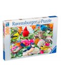 Пъзел Ravensburger от 500 части - Птици в градината - 1t