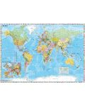 Пъзел Schmidt от 1500 части - Картата на света, на немски - 2t