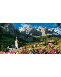 Панорамен пъзел Clementoni от 13 200 части - Села в Доломитите, Италия - 2t