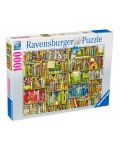 Пъзел Ravensburger от 1000 части - The Bizzare Bookshop - 1t