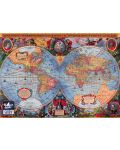 Пъзел Black Sea Premium от 1000 части - Антична карта на света, 1630 г. - 2t