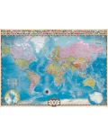Пъзел Eurographics от 1000 части – Карта на света - 2t