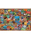 Пъзел Art Puzzle от 1500 части - Световен пътешественик - 2t