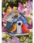 Пъзел Cobble Hill от 500 XXL части - Пролетна къщичка за птици - 2t