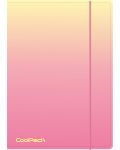 Папка с ластик Cool Pack - A4, Gradient Peach - 1t