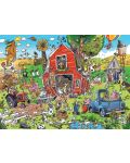 Пъзел Cobble Hill от 1000 части - DoodleTown: Фермерска суматоха - 2t