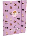 Папка с ластик Lizzy Card - We love dogs - 1t
