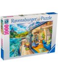 Пъзел Ravensburger от 1000 части - Тропически живот - 1t