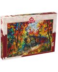 Пъзел Art Puzzle от 500 части - Есенен влак - 1t