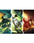 Пъзел Trefl от 1000 части - Легендарни чудовища от Dungeons & Dragons - 2t