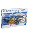 Панорамен пъзел Ravensburger от 2000 части - Замъкът Нойшванщайн - 1t