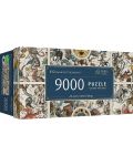 Пъзел Trefl от 9000 части - Антични небесни карти - 1t