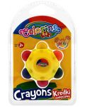 Пастел Colorino Kids - звезда, 6 цвята - 1t