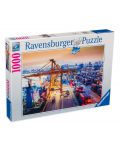 Пъзел Ravensburger от 1000 части - Пристанище - 1t