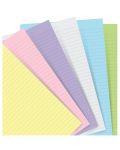 Пълнител за тефтер Filofax A5 - Пастелна линирана хартия - 1t