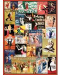 Пъзел Eurographics от 1000 части - Винтидж танцувални постери - 2t