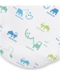 Памучна пелена Swaddleme - Whisper Quiet-Building Blocks, 0.5 Tog - 3t