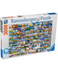 Пъзел Ravensburger от 3000 части - Красиви места в Европа - 1t