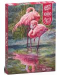 Пъзел Cherry Pazzi от 1000 части – Животът на фламингото - 1t