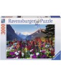 Пъзел Ravensburger от 3000 части - Планински цветя - 1t