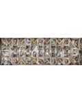 Панорамен пъзел Eurographics от 1000 части - Сикстинската капела, Микеланджело Буонароти - 2t