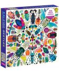 Пъзел Galison от 500 части - Цветни бръмбарчета - 1t