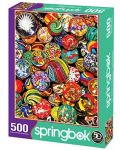 Пъзел Springbok от 500 части - Цветни предмети - 1t