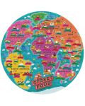 Пъзел Galison от 1000 части - Географска карта на храната - 2t