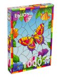 Пъзел Enjoy от 1000 части - Кристална пеперуда - 1t