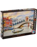 Пъзел Eurographics от 1000 части - Мост Риалто, Венеция - 1t
