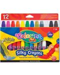 Пастели Colorino Kids - Silky, 12 цвята - 1t