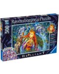 Блестящ пъзел Ravensburger от 500 части - Приказно - 1t