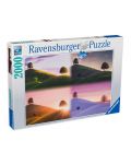 Пъзел Ravensburger от 2000 части - Дървета и планини - 1t