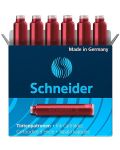 Патронче за писалка Schneider - Червено, 6 броя - 1t