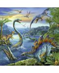 Пъзел Ravensburger от 3 x 49 части - Динозаврите - 4t