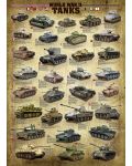 Пъзел Eurographics от 1000 части –   Танкове от Втората световна война - 2t
