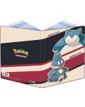 Папка за съхранение на карти Ultra Pro - 4-Pocket Portfolio, Pokemon TCG: Snorlax and Munchlax - 1t