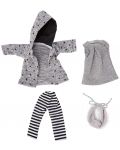 Комплект дрехи за кукла Paola Reina - Палто на звездички, 32 cm - 2t