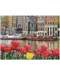 Пъзел Good Puzzle от 1000 части - Цветя в Амстердам - 2t