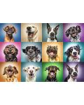Пъзел Trefl от 1000 части - Забавни портрети на кучета - 2t