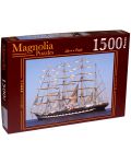 Пъзел Magnolia от 1500 части - Голям търговски кораб - 1t