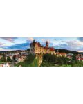 Панорамен пъзел Jumbo от 1000 части - Замъкът Зигмаринген, Германия - 2t